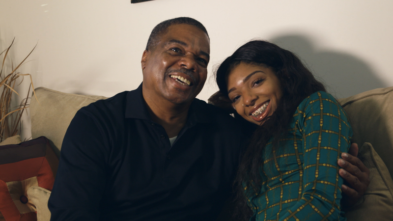 Evans Ray with his daughter, Inahaya Mecca Ray (courtesy of FAMM)